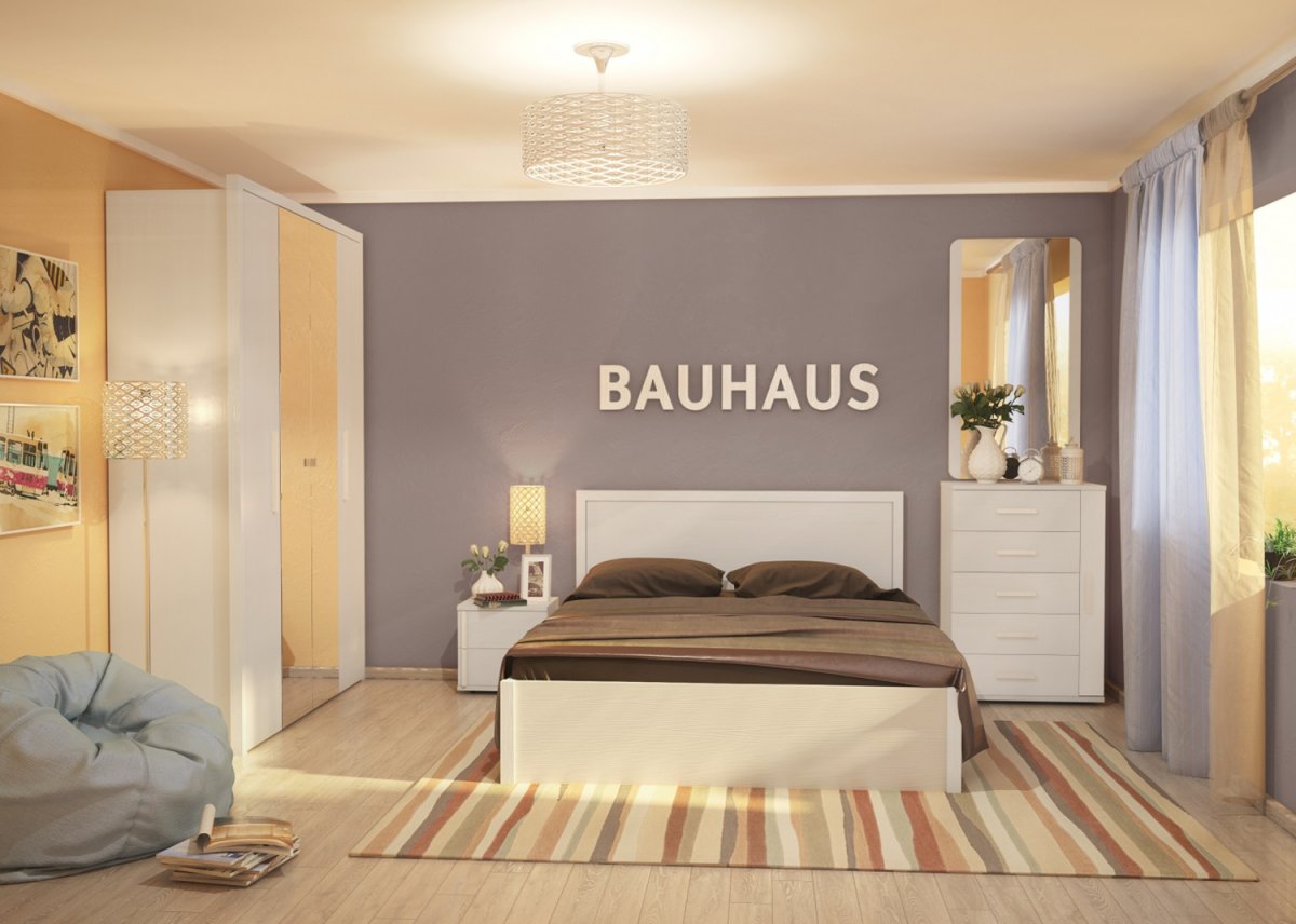 Тумба прикроватная Bauhaus 6, бодега светлый фото 6