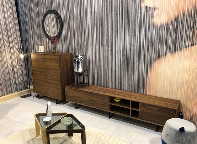 ТВ-тумба DUPEN TV-130 walnut фото 3